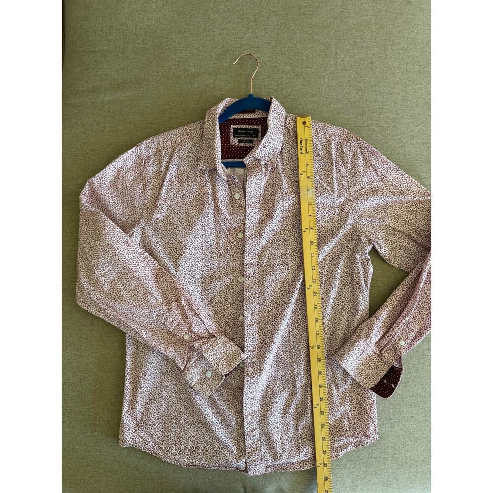 Denim & Flower Ricky Singh Men’s Slim Fit Floral Long Sleeve Shirt Size Medium